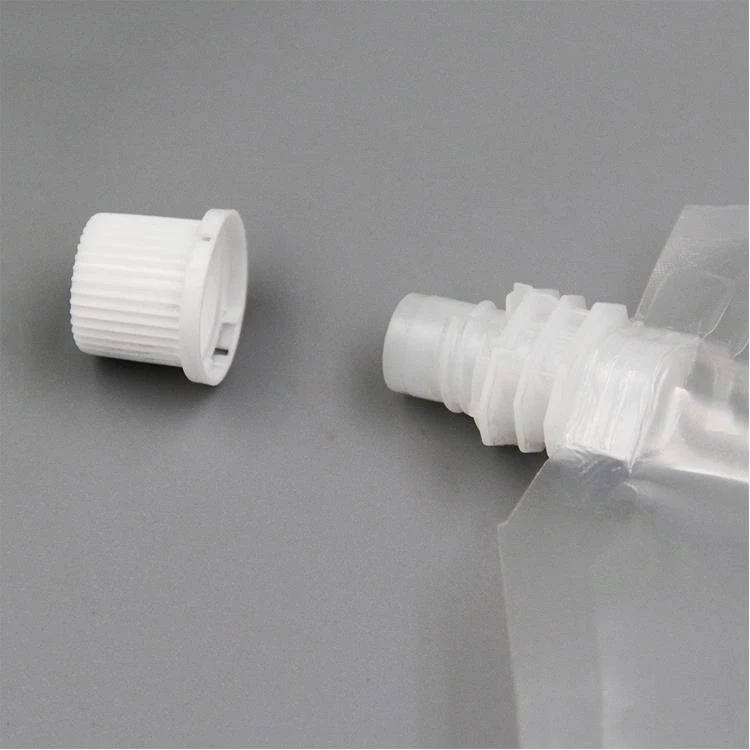 Прозрачный подставка для носового мешка с молнией Clear Stand Up Spout Pouch With Zipper