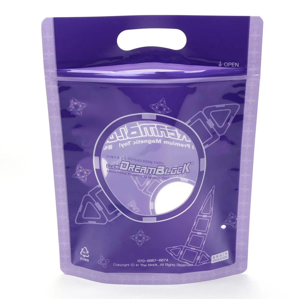 stand up children's toy packaging pouch