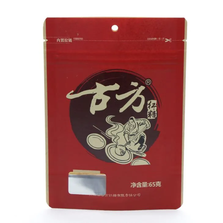 Алюминиевая фольга стоять в упаковке корточной упаковки с застежкой на молнии