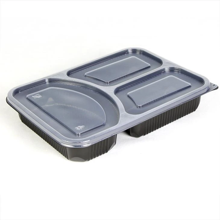 Microwave Safe Disposable 3 Compartment Lunch Box