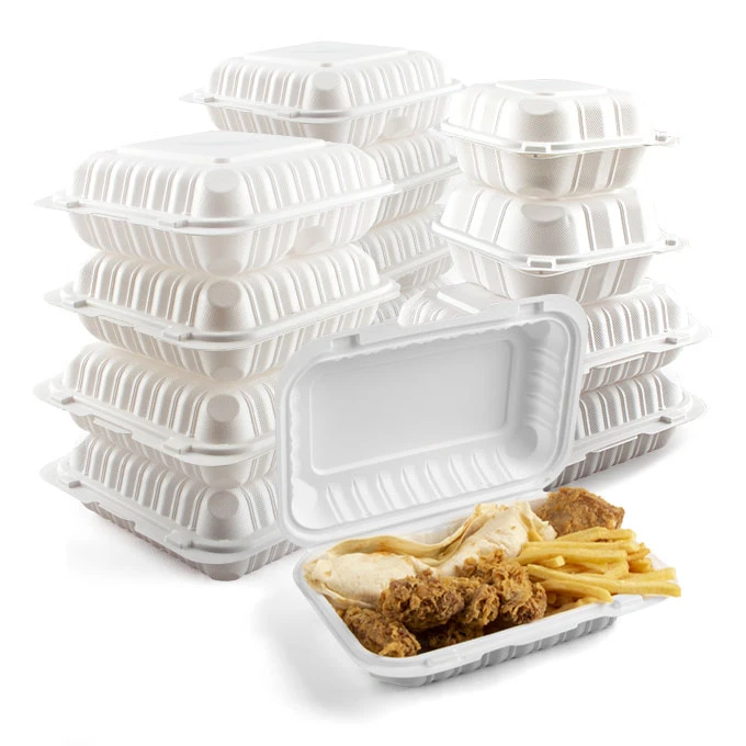 Портативный одноразовый ланч-бокс для гриля Bento