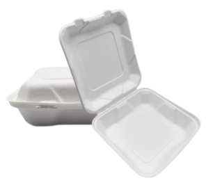 8-дюймовые контейнеры для пищевых продуктов Bagasse To Go