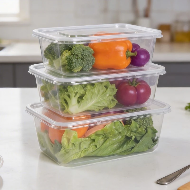 clear plastic food containers